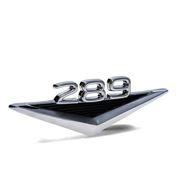 289 Fender Emblem + Clips | Early Style | 66-68 Ford Bronco